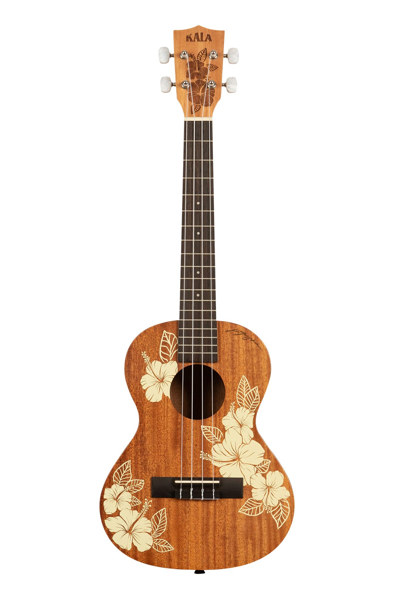 Kala KA-HIBISCUS-T - Ukelele tenor Maori Hibiscus (+ funda)