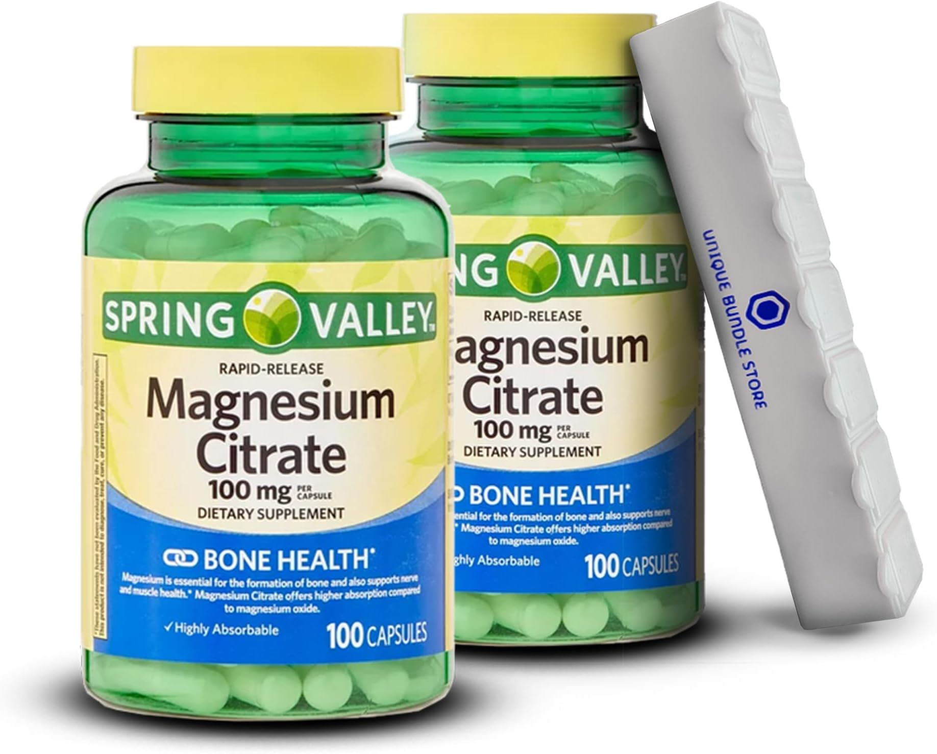 Spring Valley, Magnesium Citrate 100mg, Capsules 100 Count