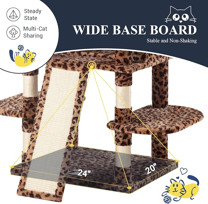 Árbol para gato grande con rascador y 5 niveles miniatura 8