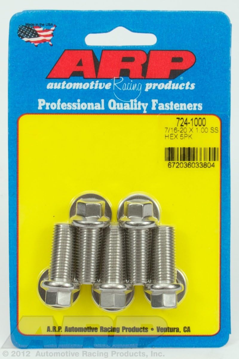 ARP (724-1000) Hex Bolt, Stainless Steel