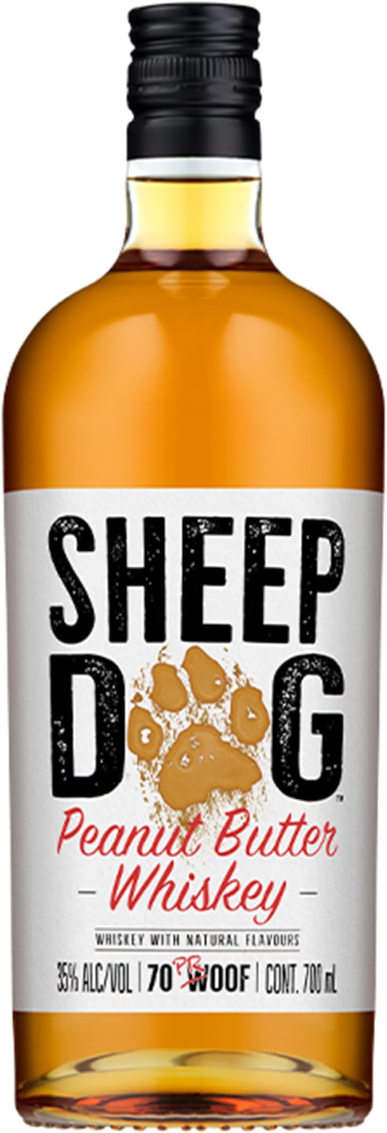 Peanut Butter Whiskey Liqueur, 70cl, 35% ABV, Aroma of Vanilla and Butterscotch, with Sweet Caramel Taste, Ideal Neat or in Cocktails like Peanut Butter Old Fashioned, Whisky Gift Idea