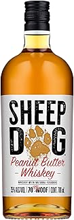 Sheep Dog Peanut Butter Whiskey Liqueur, 70cl, 35% ABV, Aroma of Vanilla and Butterscotch, with Sweet Caramel Taste, Ideal Neat or in Cocktails like Peanut Butter Old Fashioned, Whisky Gift Idea