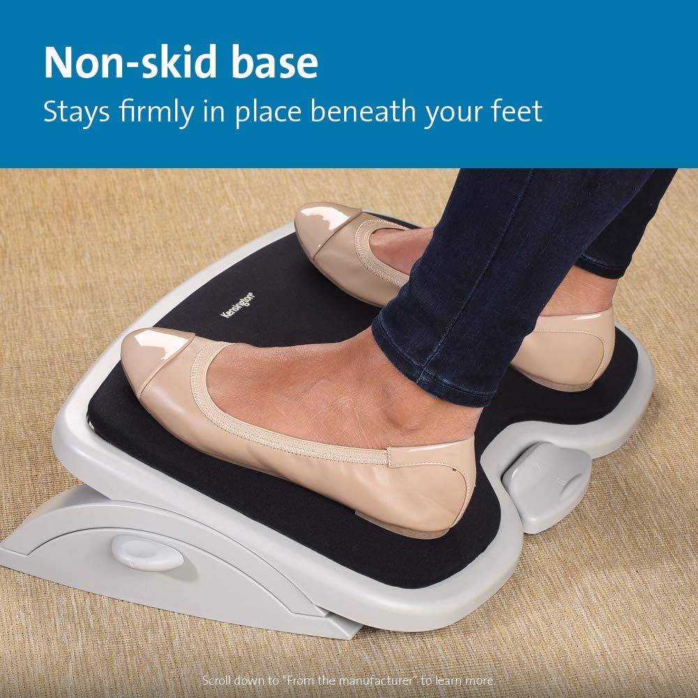 Foot Rest For Under Desk At Work, Smartfit fort Memory Fo