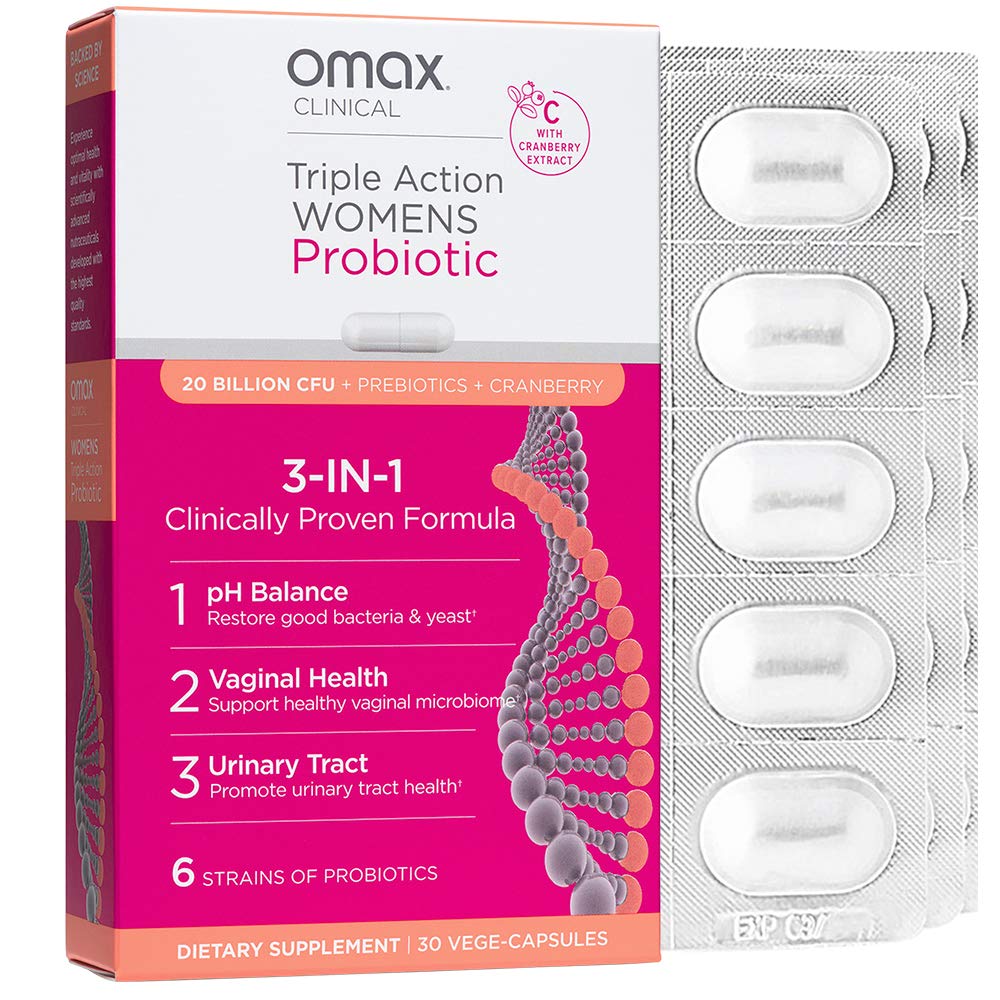 Buy Omax Womens Probiotic and Prebiotic Vag Health & pH Balance, 20