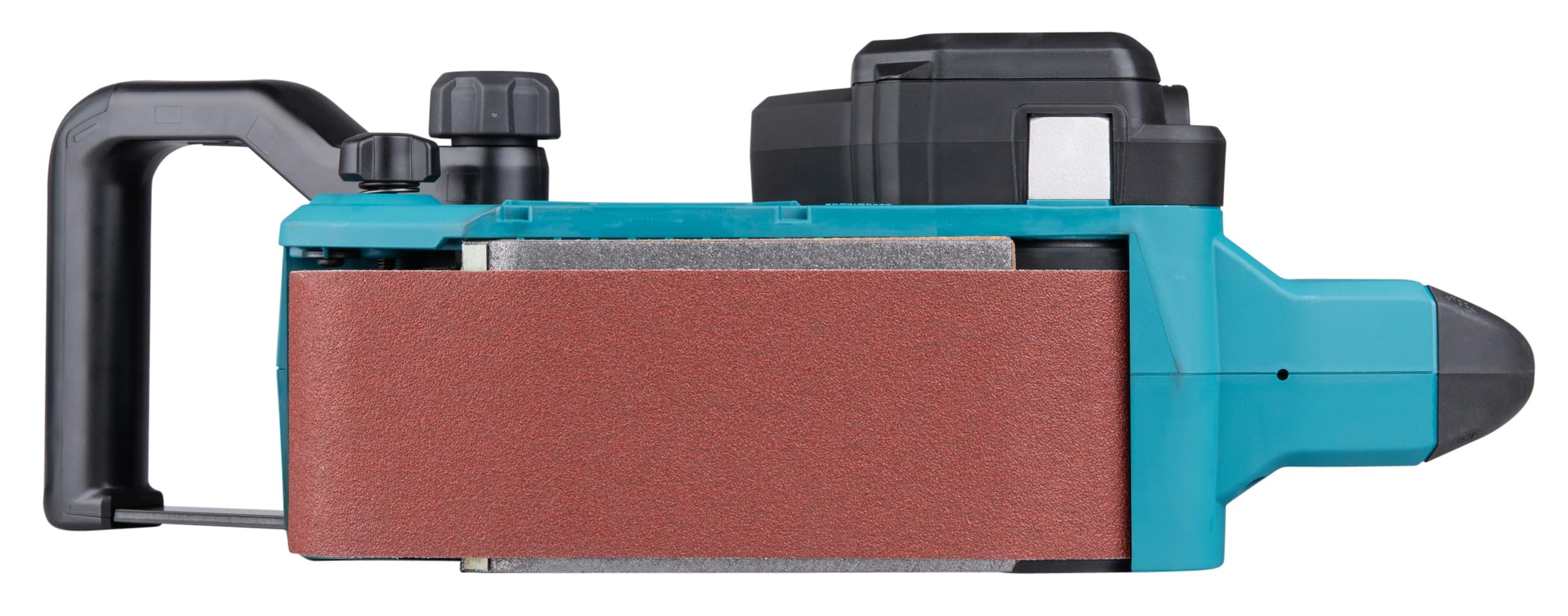 Makita BS001GZ - Smerigliatrice a nastro, 40 V max, larghezza di banda 76 mm, senza batteria e caricatore
