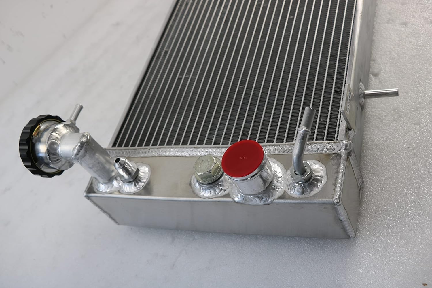 CU1193 Aluminium Radiator 3 Row for 1991-2001 Jeep Cherokee Comanche XJ 2.5 4.0 L4 L6 AT MT, Radiators 92 93 94 95 96 97 98 99
