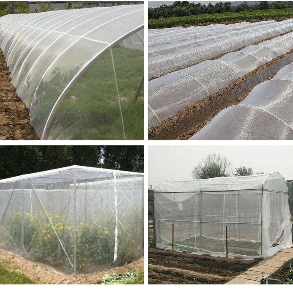 Malla antimosquitos Resistente para jardín y árboles frutales, Malla antipájaros, protección Gruesa para Plantas, 2 x 40 m, Ideal para hortalizas y Frutas.