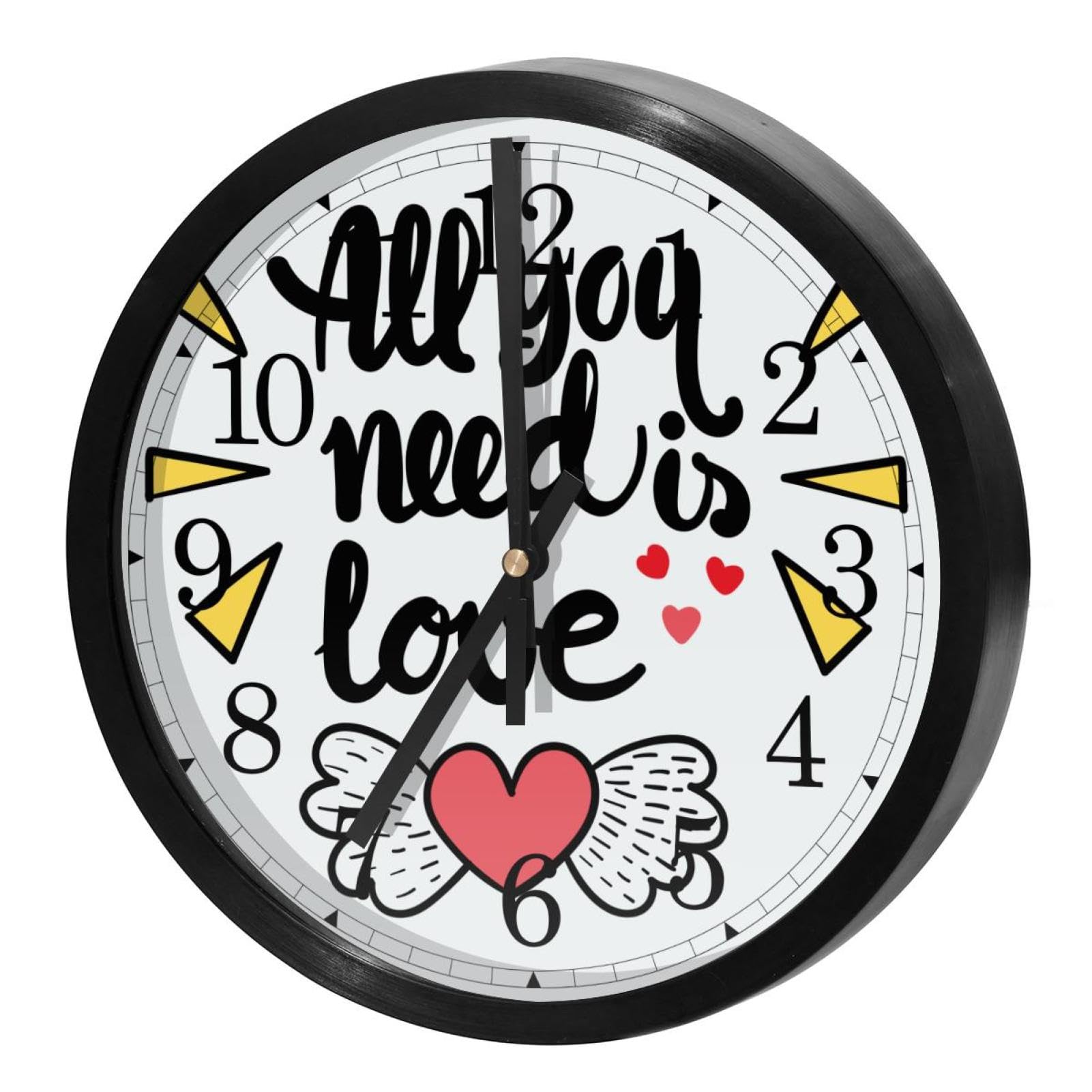 Horloge murale silencieuse à quartz anti-stress ronde blanche pour retrouver le calme