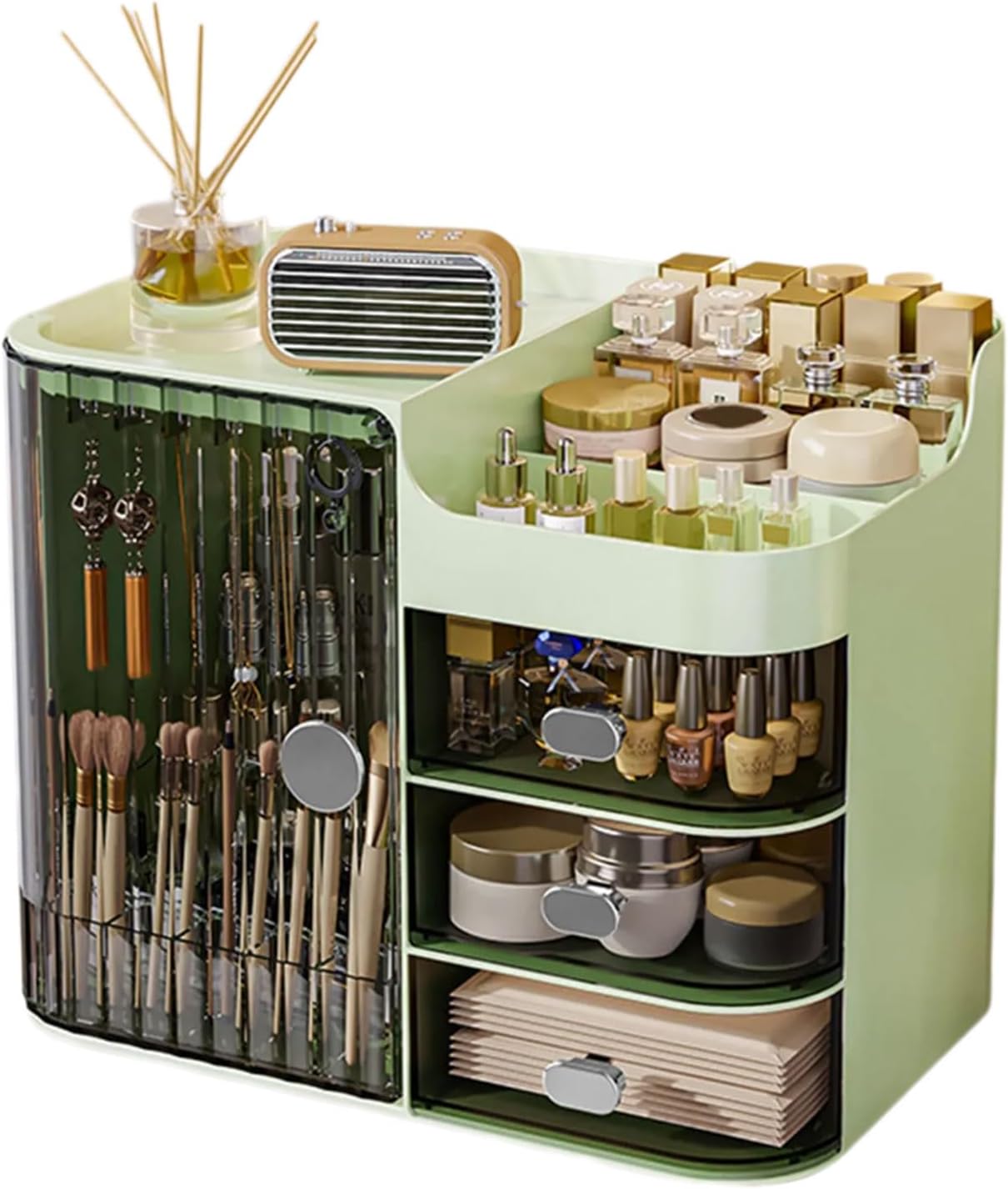 Capacity Jewelry Organiser Cosmetic Tool Holder Multilayer Storage Box for Brushes and Small Items Organiser