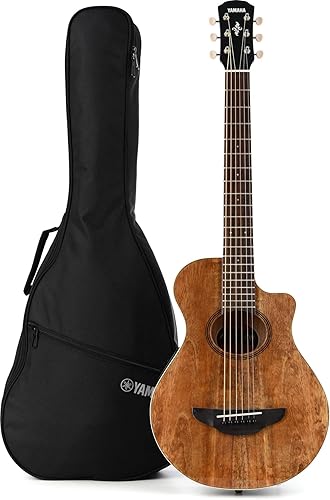 Yamaha APXT2EW Guitarra acústica eléctrica de tamaño 34 con bolsa de concierto, natural