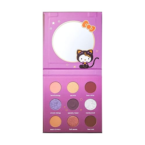 Miniatura 3 de The Crème Shop x Hello Kitty Twilight Twinkle Paleta de sombra de ojos 9 tonos mezclables ricos para un aspecto cautivador, pigmentación intensa