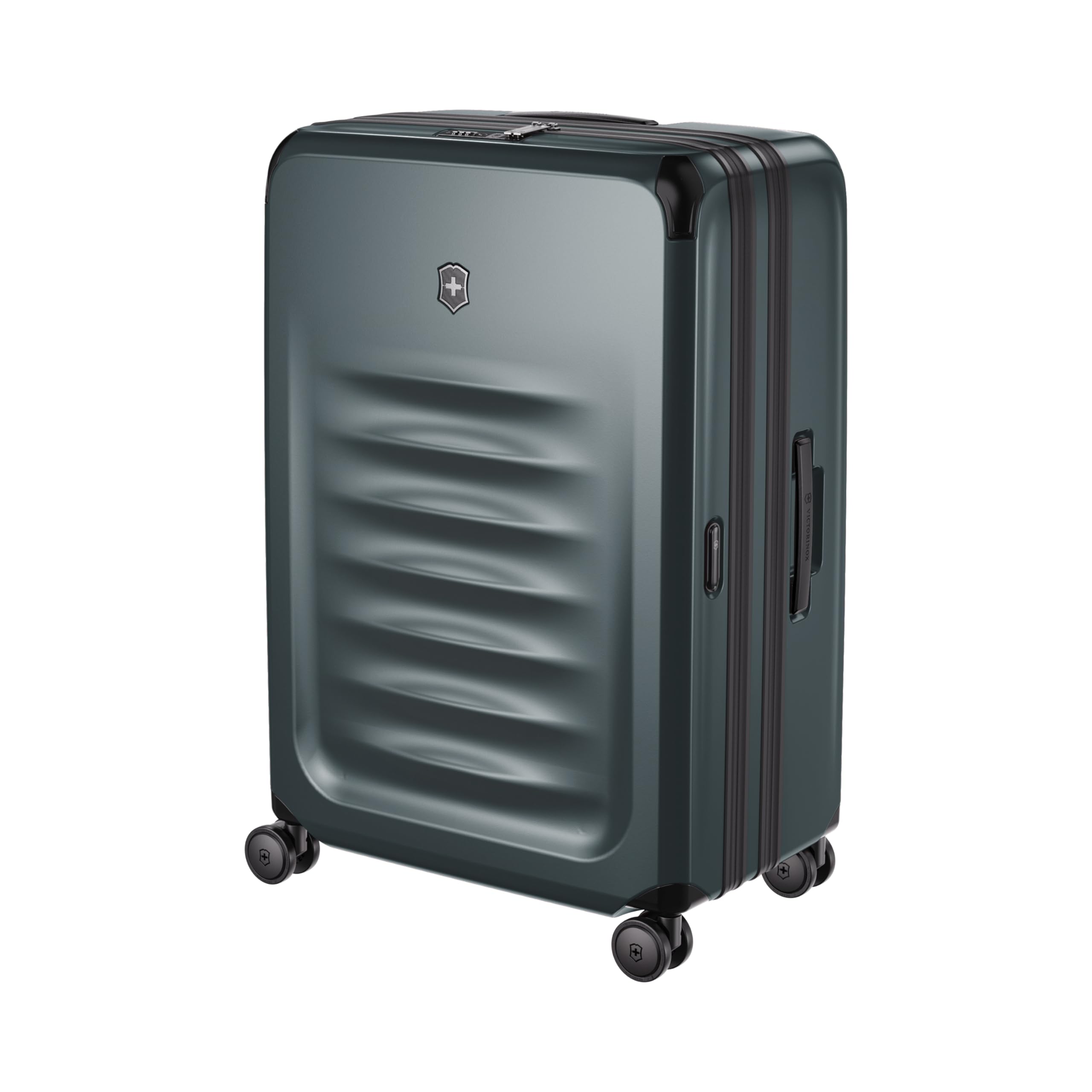Spectra 3.0 Expandable Large Hardside Check-in Luggage, 103 litres, Storm Grey, Sorplas™ Polycarbonate, 653158 | Swiss Trolley Suitcase Bag-image-21