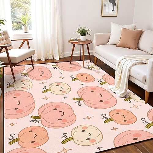 Vista 29 de Funny Halloween Seamless Trendy Groovy Retro 70s Style Y2k Collection Area Rug Outdoor Patio Rug Play Mat Modern Floor Carpet Non-Slip Home Decor