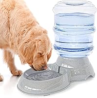 Vista 7 de Dispensador de agua para perros, estación dispensadora de agua para mascotas de 3 galones/11L para perros y gatos grandes, alimentador automático