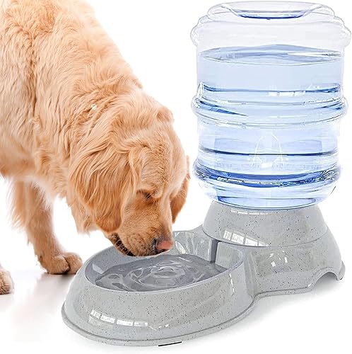 Miniatura 7 de Dispensador de agua para perros, estación dispensadora de agua para mascotas de 3 galones11L para perros y gatos grandes, alimentador automático por