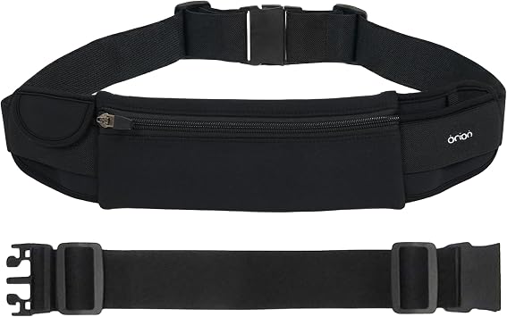 The Belt of Orion Classic Running Belt with Fanny Pack Extender Strap Bundle - Cross Body & 46"-60" Plus Size Suitable Adjustable Waist Bag for Workouts, Hiking & Running Fanny Pack 93.5