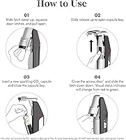 Vista 3 de Coravin Cápsulas de CO2 Pure Sparkling - Paquete de 6 - para vino espumoso Coravin by the Glass System