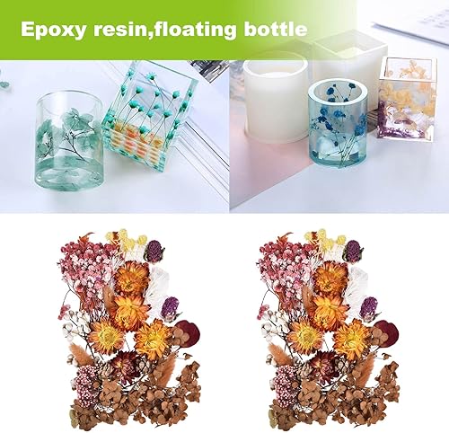 Miniatura 4 de Xuyuan Flores prensadas para resina  Hermosas flores secas coloridas  Flores prensadas hojas pétalos DIY para manualidades de resina epoxi,