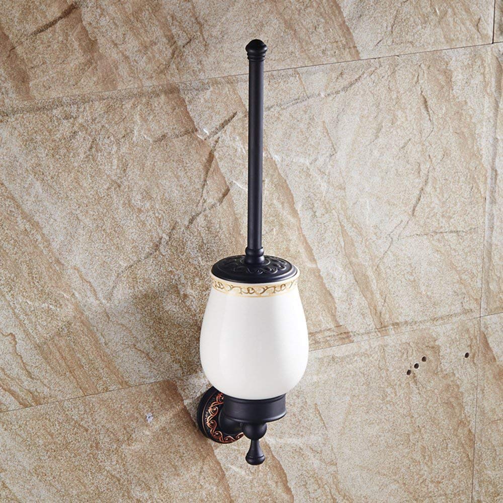 Brosse de toilettes laiton antique sculpté haut de gamme chic GZZ