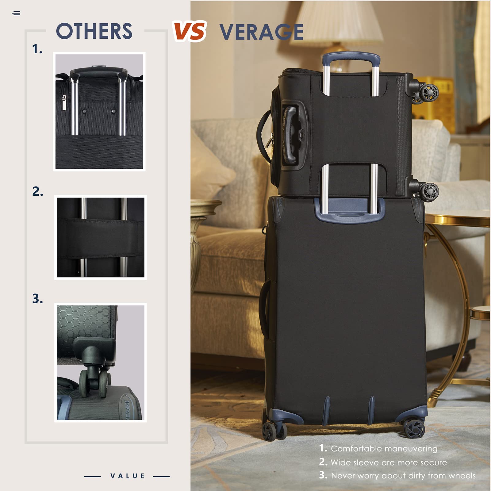 Buy Carry On Underseat Luggage with USB Port, Underseater Rolling