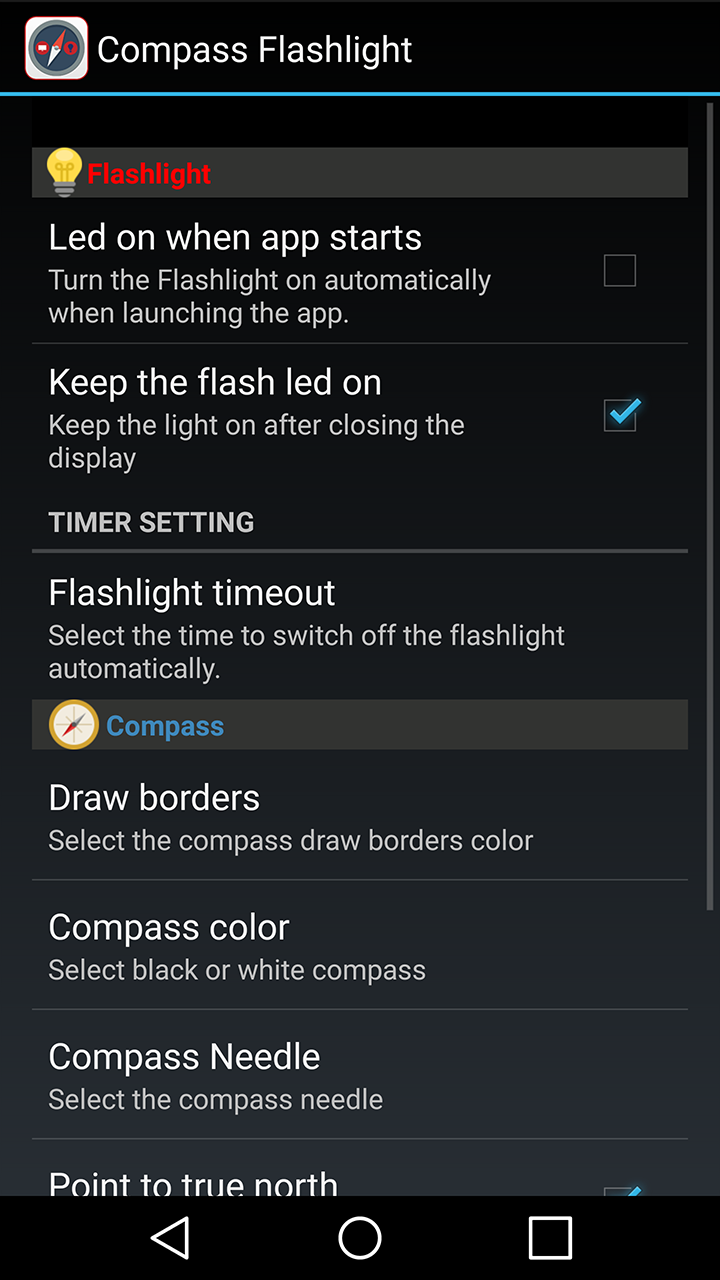 compass flashlight - App on Amazon Appstore