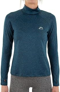 More Mile Train to Run Womens Long Sleeve Funnel Neck Running Top