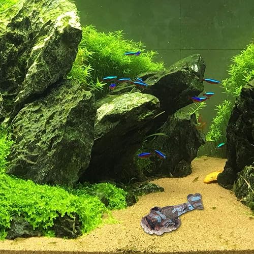 Miniatura 5 de POPETPOP Acuario Plane Wreck - Decoración de avión estrellado de resina para pecera