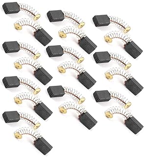 Aexit 20pcs Spare Electrical 12 x 8 x 5mm Carbon Brush for Generic Electric Motors Electric Motor