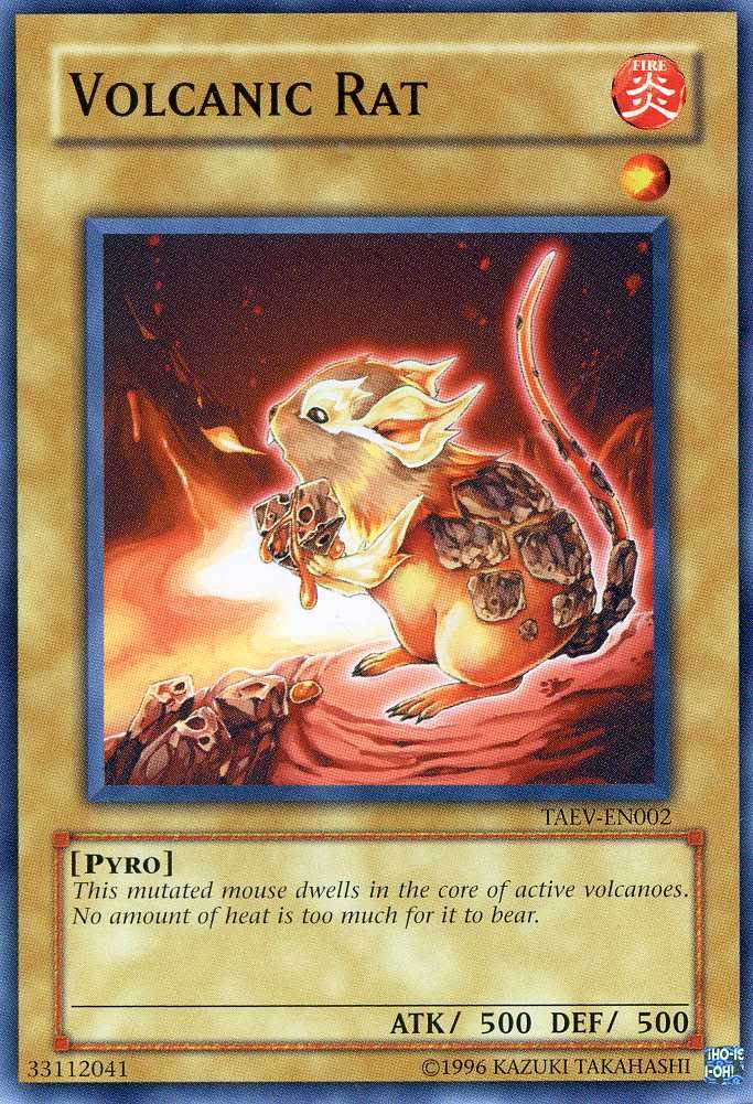 Amazon.com: Yu-Gi-Oh! - Volcanic Rat (TAEV-EN002) - Tactical Evolution -  Unlimited Edition
