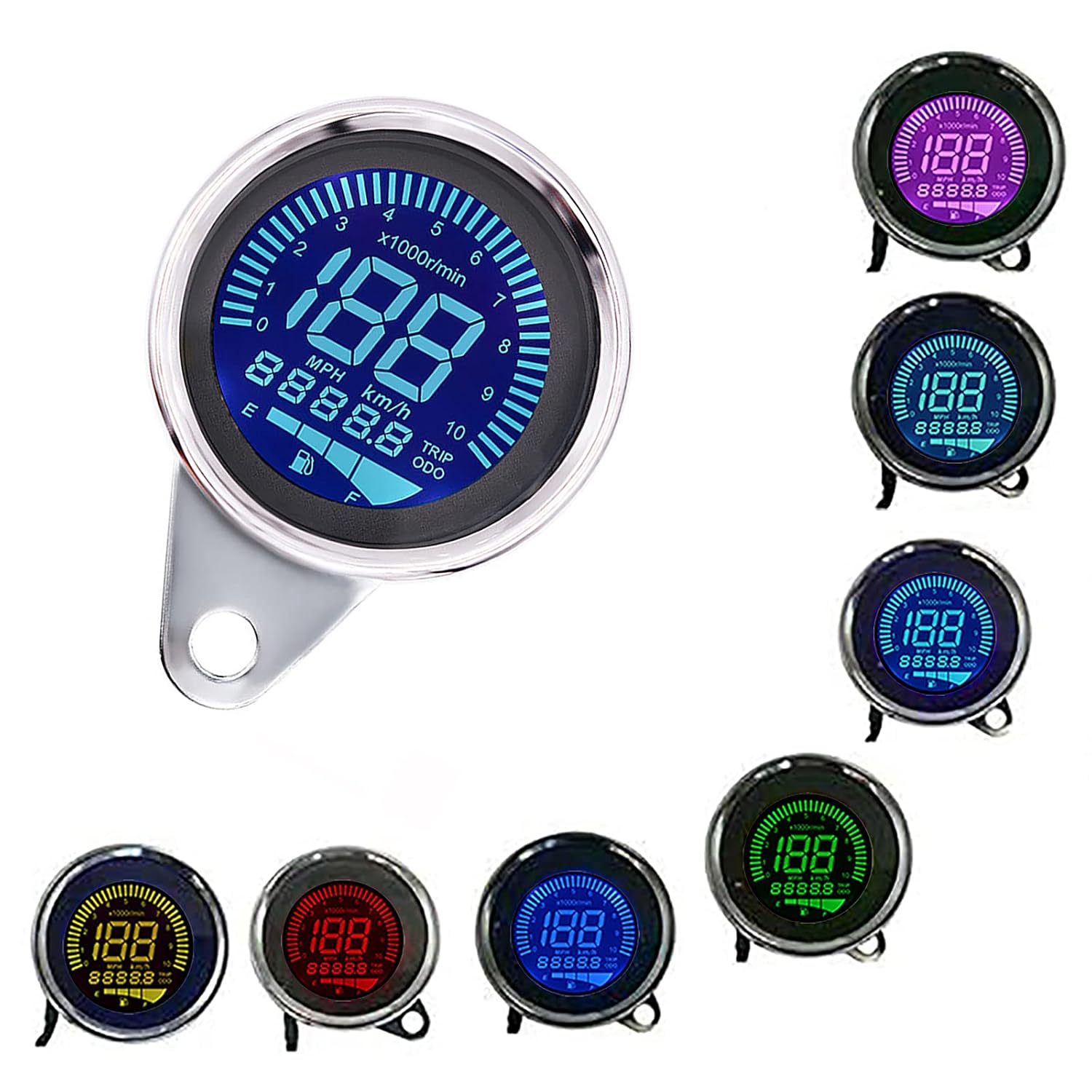 Motorcycle Speedometer,12V Universal Motorbike Kuwait Ubuy