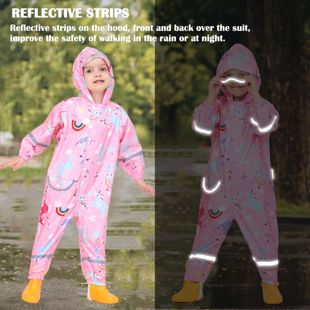 kids rainsuit (two prints available) – beo Images... Snapklik.com : Kids Rain Suit For Boys Girls Toddler Raincoats One ...