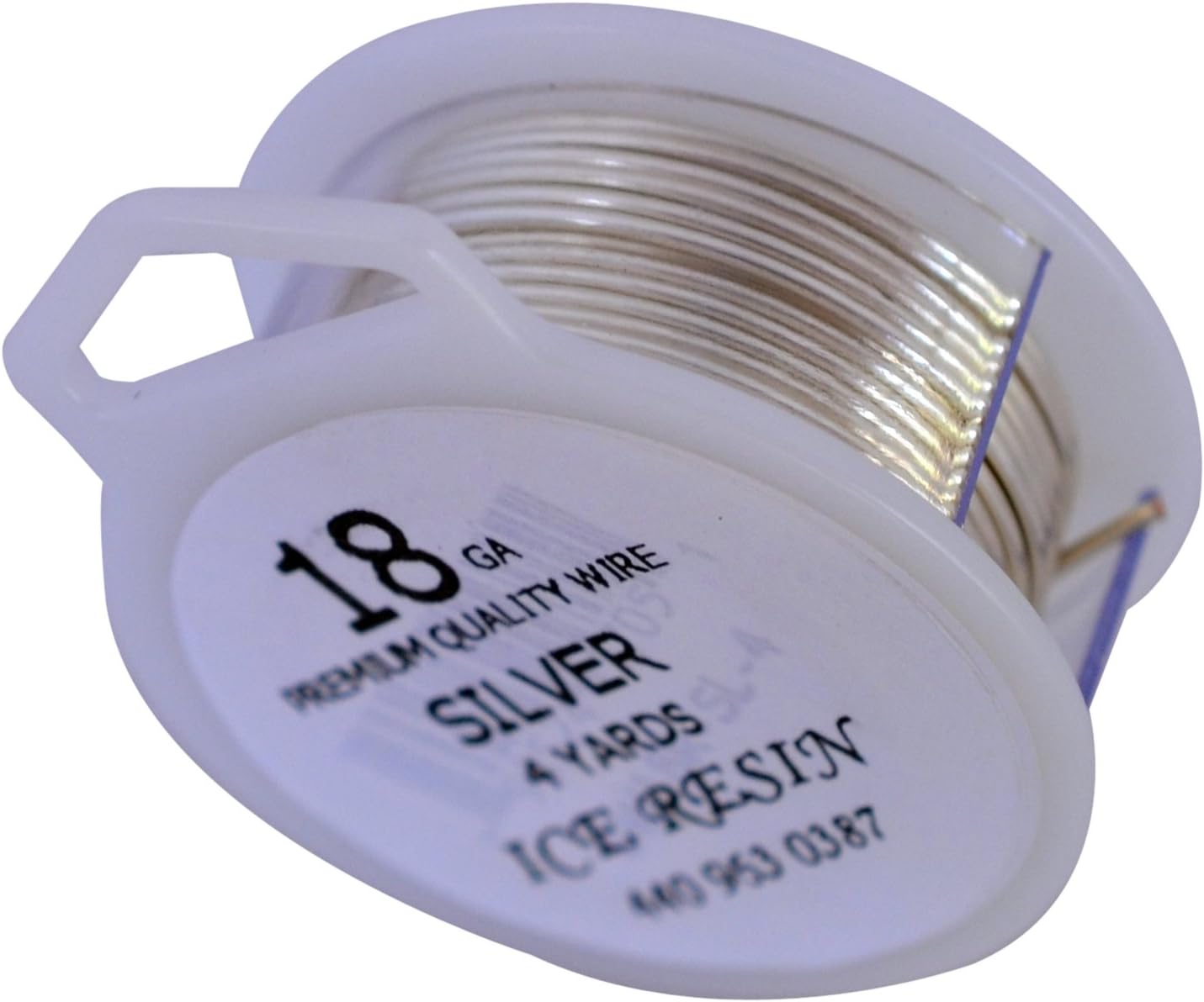 Art Mechanique 18-Gauge Silver Plated Non-Tarnish Copper Wire, 20-Feet