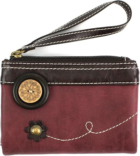 Vista 6 de CHALA GEMINI - Bolso bandolera de piel sintética para regalo con doble cremallera