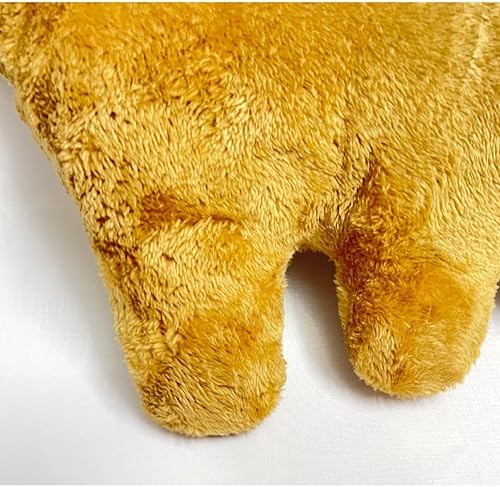 Miniatura 6 de Almohada de felpa de pepita de dinosaurio de 19 pulgadas, almohada grande de pepitas de pollo de dinosaurio para fiesta temática de dinosaurios,