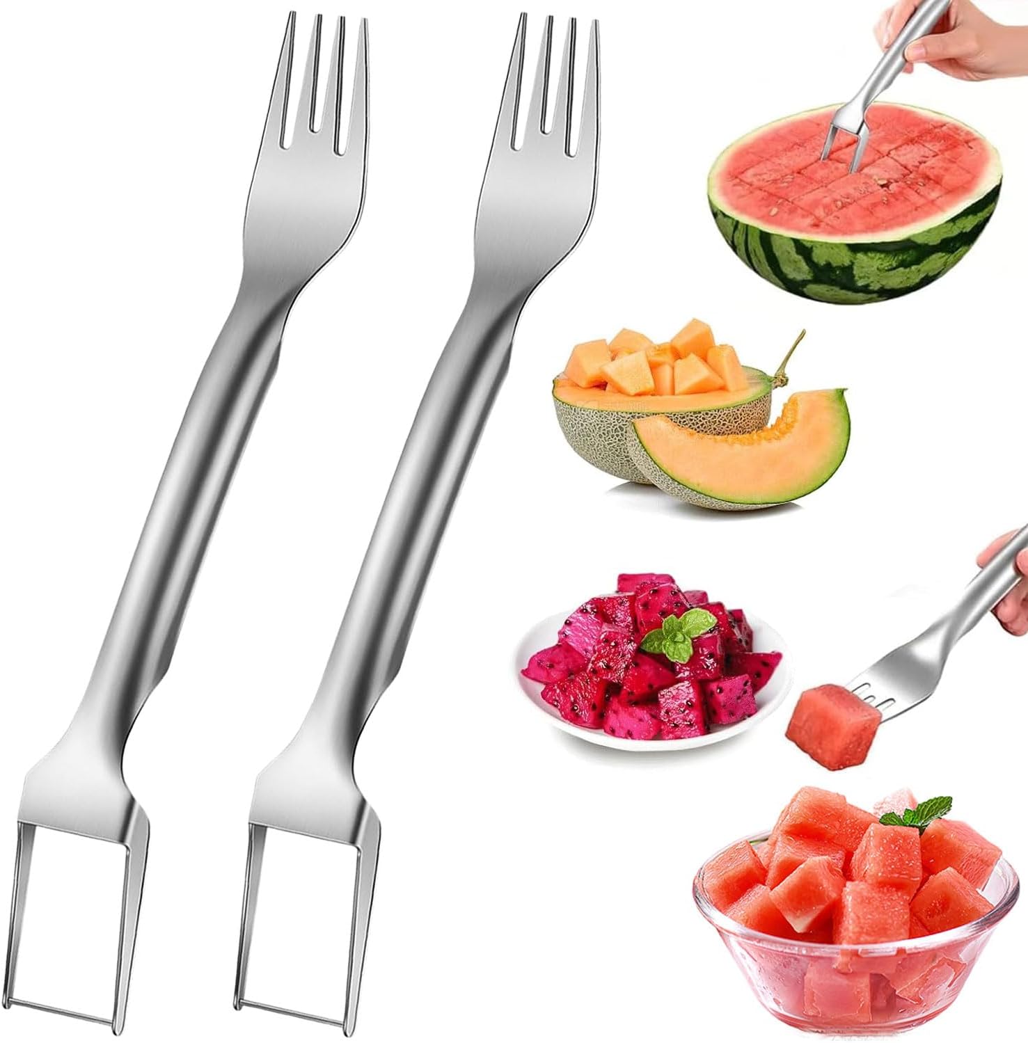 Watermelon Cutter Slicer Fruit Tool - 2-in-1