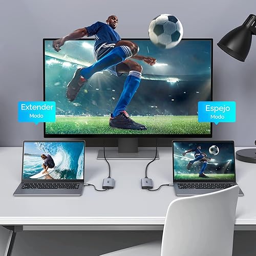 Miniatura 5 de Hub USB C, Acodot Adaptador USB C de 9 en 1 a HDMI 4K@60HZ multipuerto, 3 puertos USB 3.0, lector de tarjetas SD/TF, 100W PD, diseñado para MacBook