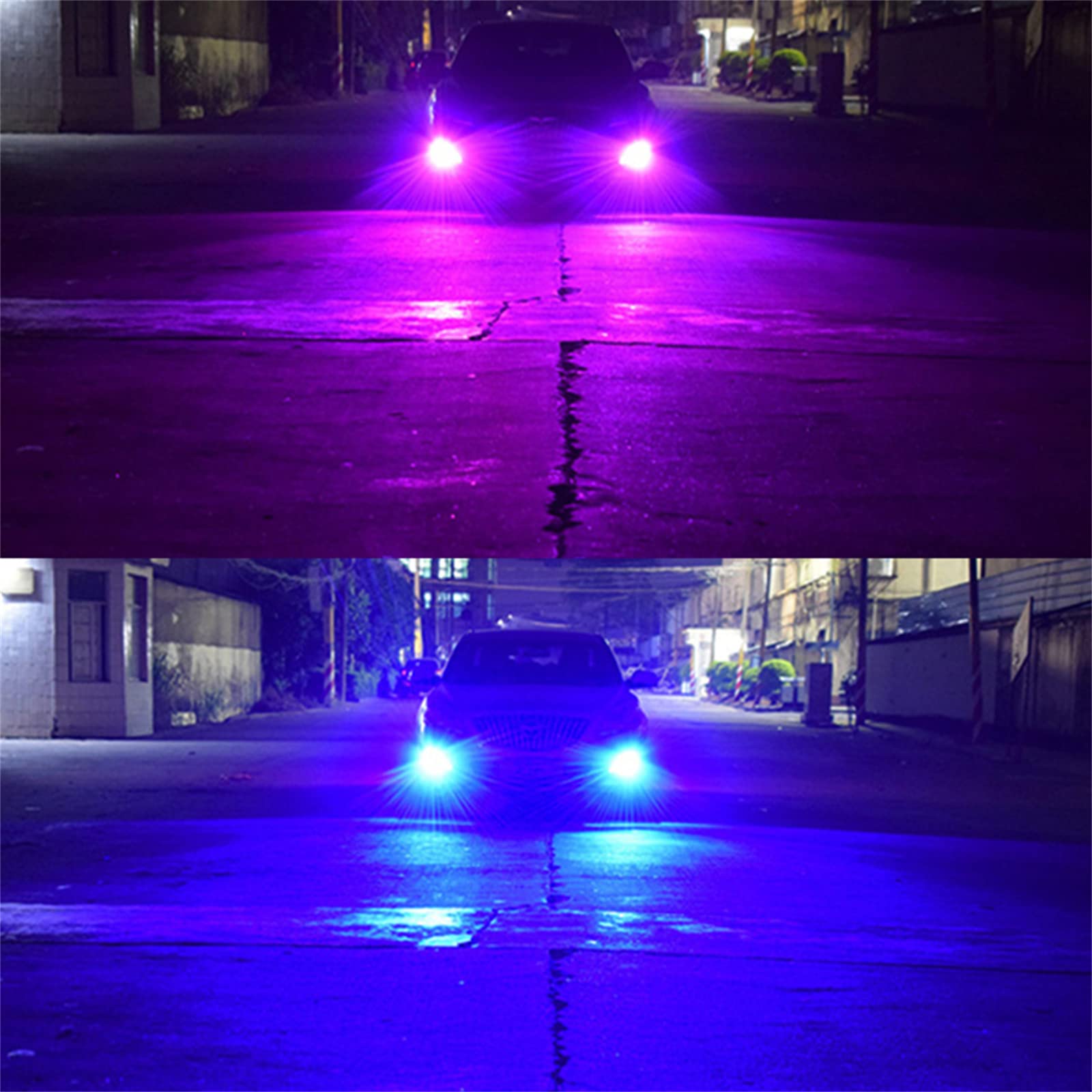 Bombillas LED RGB Para Faros Delanteros, 80 W, 7600 Lúmenes, Faros Delanteros LED Brillantes, 6000 K, Blanco Frío, Kit De Conversión De Faros LED IP68 A Prueba De Agua, Paquete De 2,H4