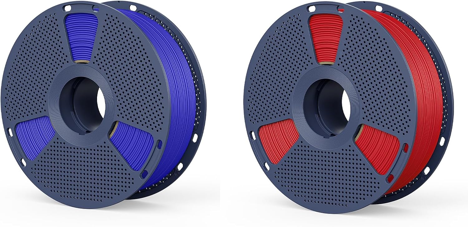 Matte PLA Filament KleinBlue+Red