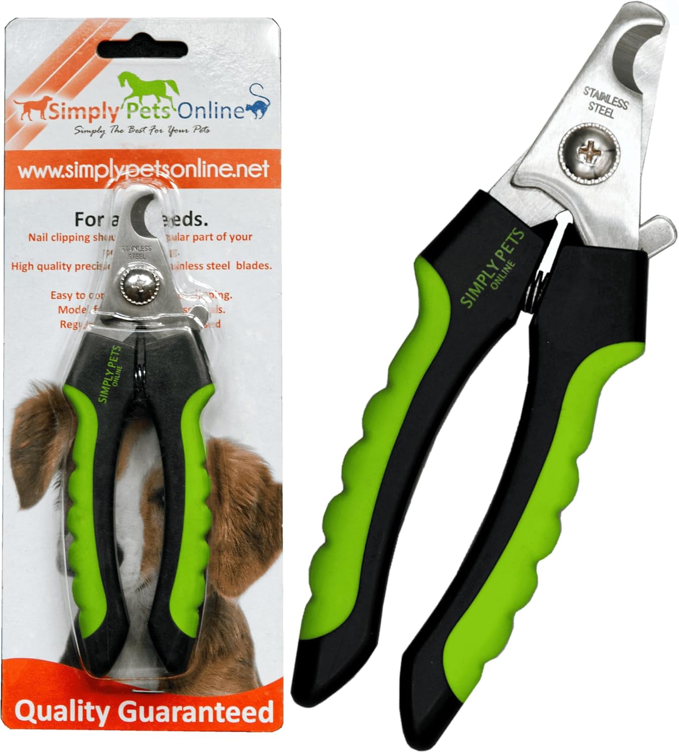 Simply Pets Online Nail Clippers for Dogs, Professional Grooming Clippers for Large Dogs