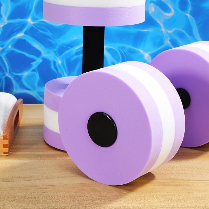 Mancuernas acuáticas resistentes para ejercicio en piscina miniatura 8