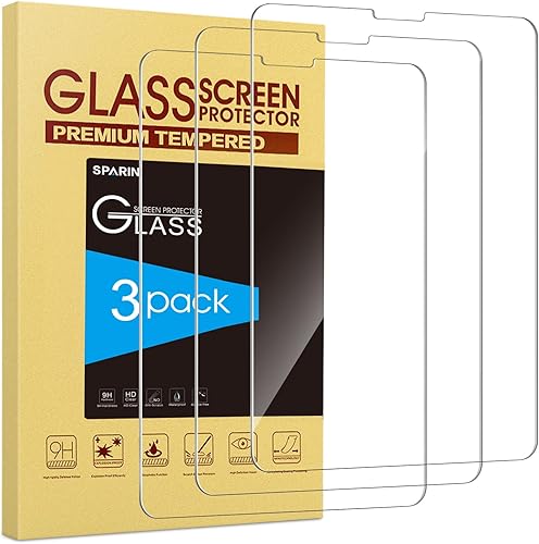 SPARIN Protector de Pantalla, Vidrio Templado Sin Burbujas Protector de Pantalla, 2 unidades SPARIN Protector de Pantalla, Vidrio Templado Sin Burbujas Protector de Pantalla, 2 unidades