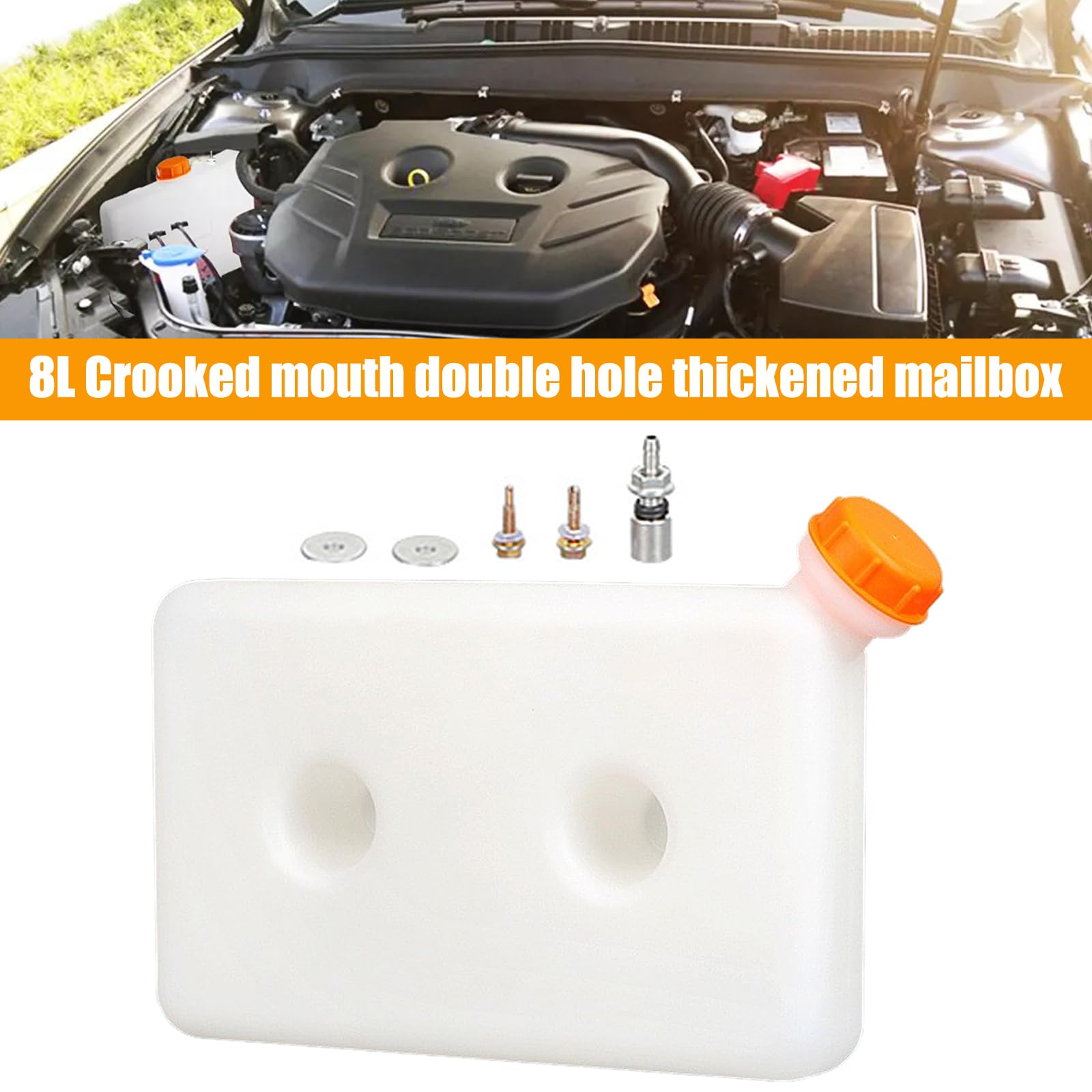 Inscrip Plastic Fuel Oil Petrol Tank, 2.5L Capacity Gasoline Oil Barrel, Portable Fuel Tank Petrol Oil Storage For Car Truck Boat, Caravan, Heating Oil Petrol Tank, Heating Accessories