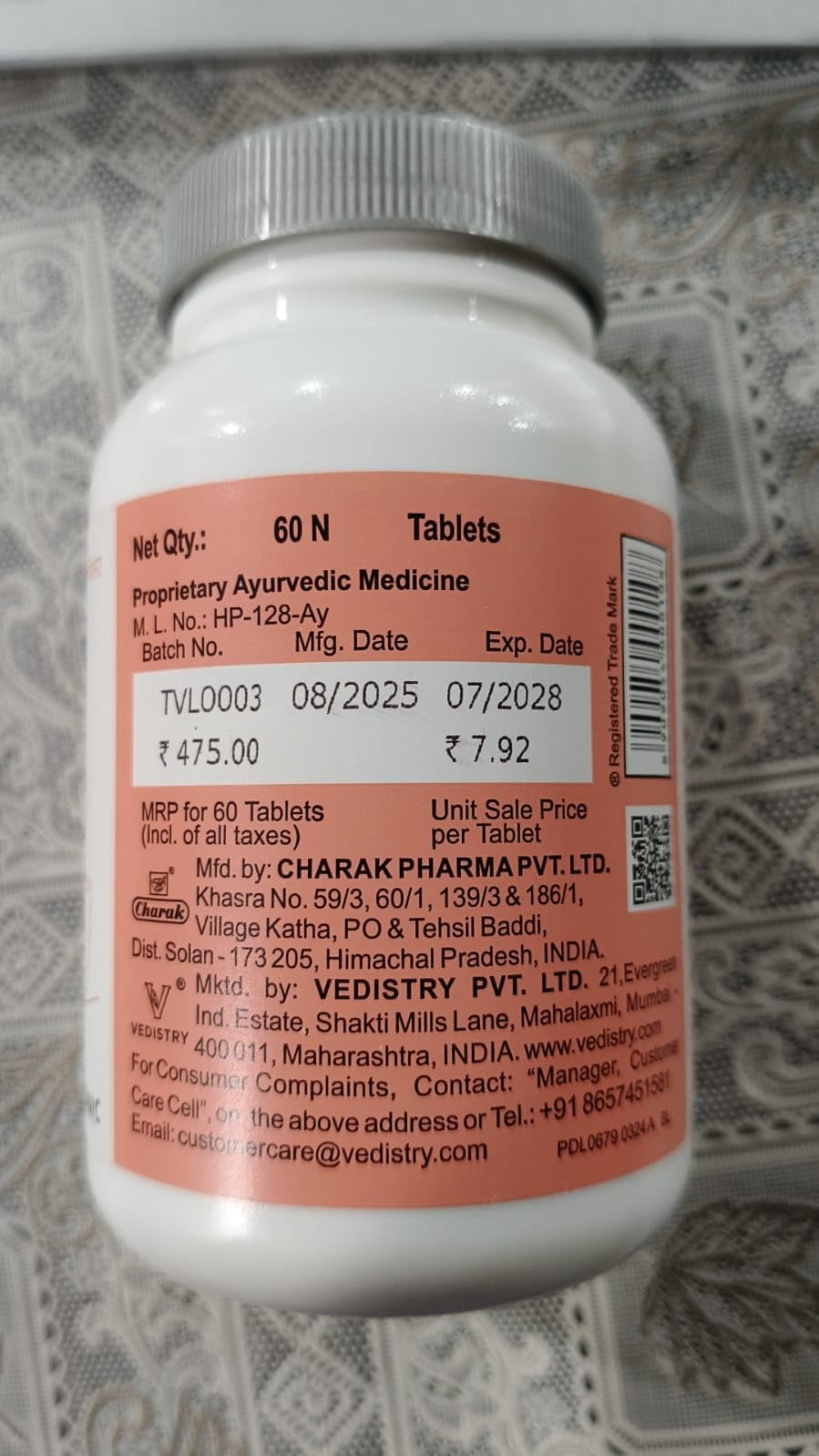 Vedistry Livercare Tablets | Ayurvedic Liver Detox Supplement for Fatty Liver & Sluggish Metabolism | Clinically tested | 22% reversal in fatty liver | Ayurvedic Liver Care with Bhumiamalaki, Kutaki & Amalaki for Detox & Liver Restoration – 60 Tablets (Pack of 2) — Amazon image 2