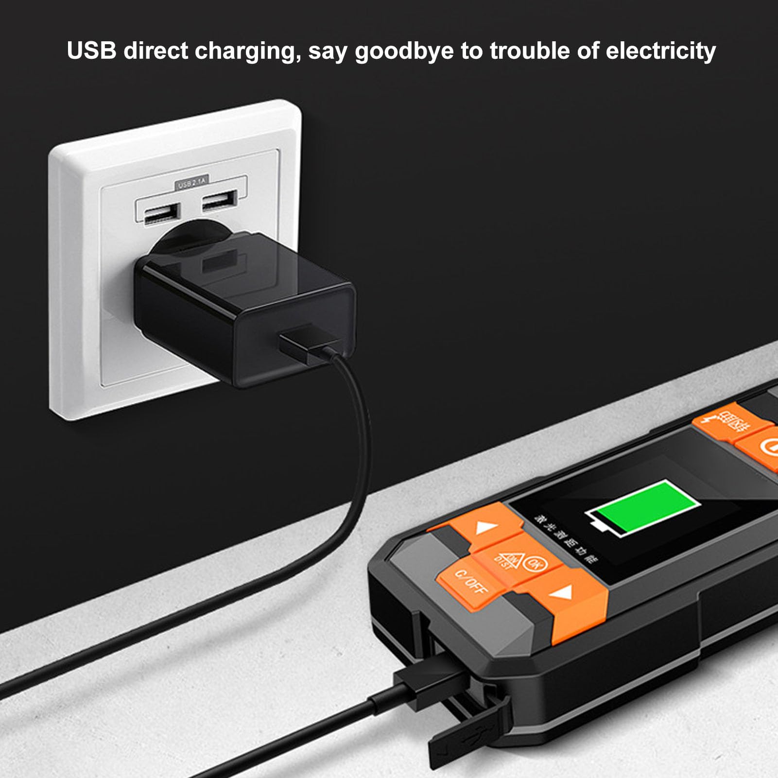 Socobeta Buscador de Pernos, Escáner de Pared, Detector Electrónico con Chip Sensor Mejorado para Localizar Pernos, Tuberías de Metal, Cables de CA Vivos