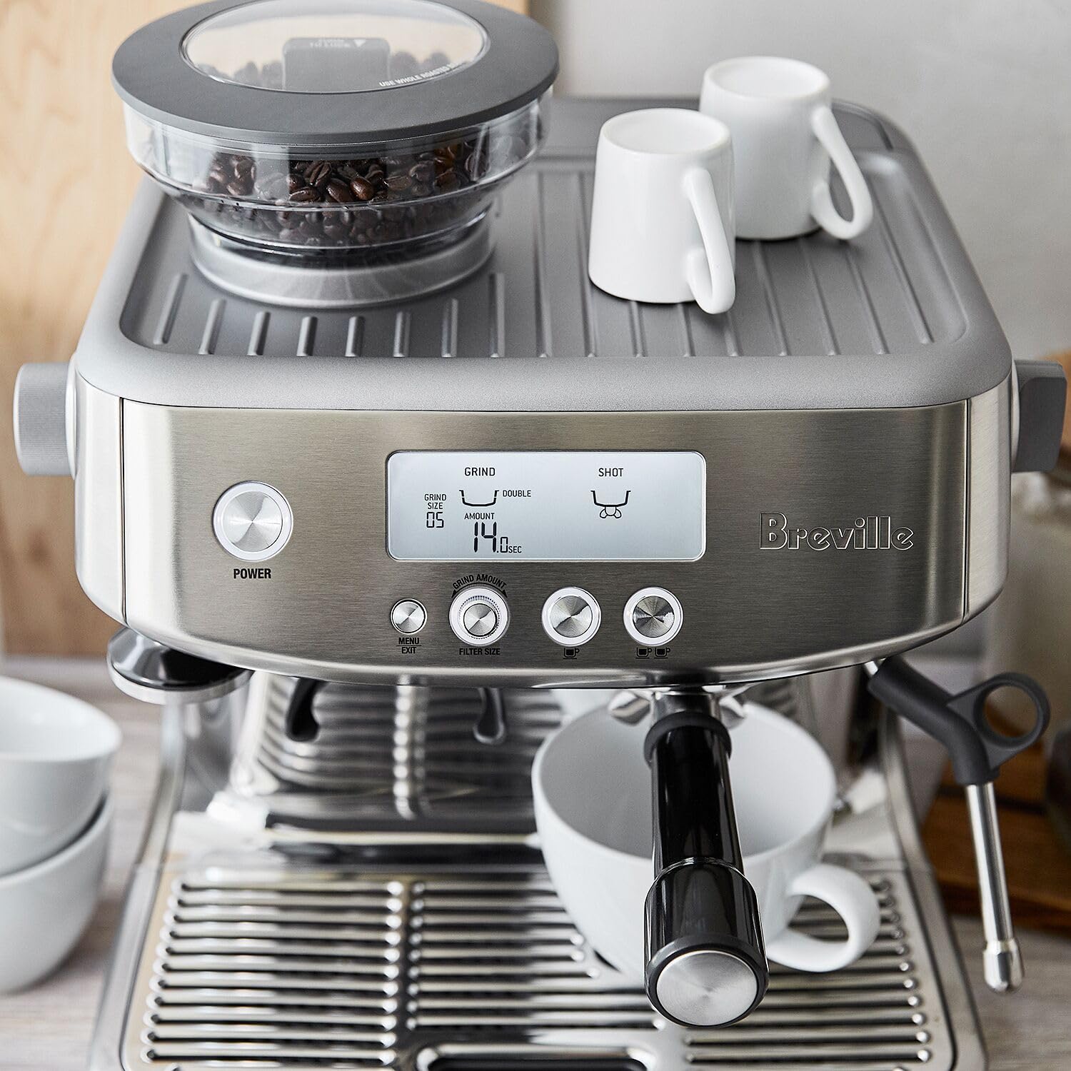 Amazon.co.jp: Breville Barista Pro エスプレッソマシン、ブラック 