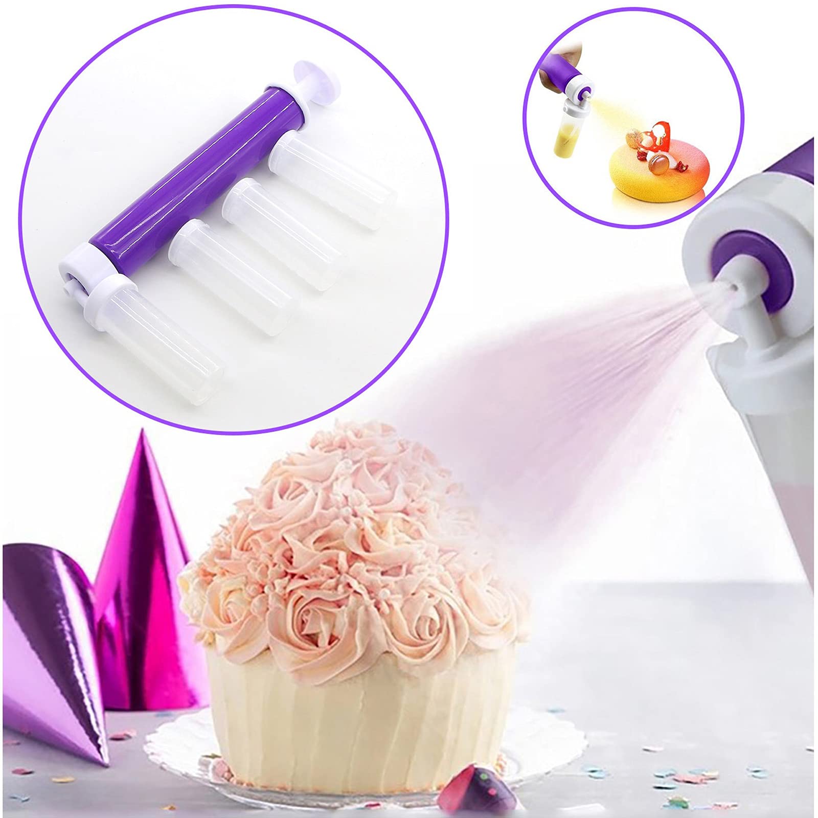 TORTE STRUMENTI DA colorare Pistola a spruzzo per torte Aerografo