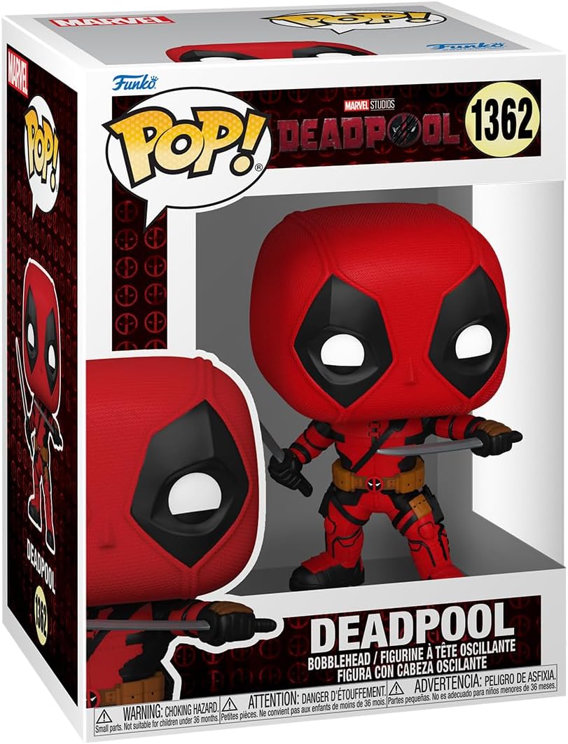 Funko POP! Marvel: Deadpool & Wolverine - Deadpool | Official Superheroes Merch - Collectable Vinyl Figurine for Shelf Display - Birthday Gift Idea for Fans and Collectors