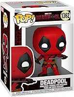 Funko Pop! Marvel: Deadpool & Wolverine - Deadpool - Figura de vinil colecionável - ideia de presente - Mercadoria oficial - Brinquedos para crianças e adultos - Fãs de Filmes - boneco para
