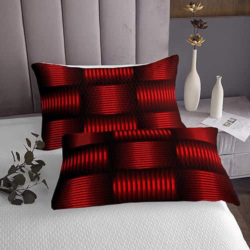 Miniatura 7 de Castle Fairy Juego de edredón moderno de 3 piezas para niños, jóvenes, hombres y mujeres, decoración de dormitorio, diseño de rayas en 3D, juego de