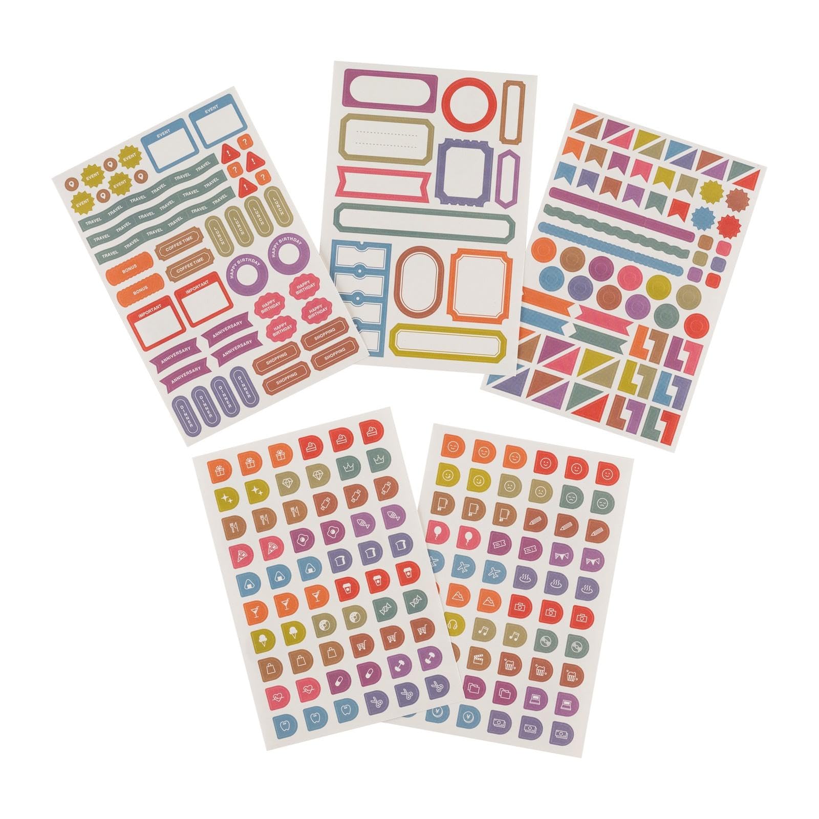 Hobonichi Techo Accessories – TSUKI no IRO: Sticker Set (Schedule)